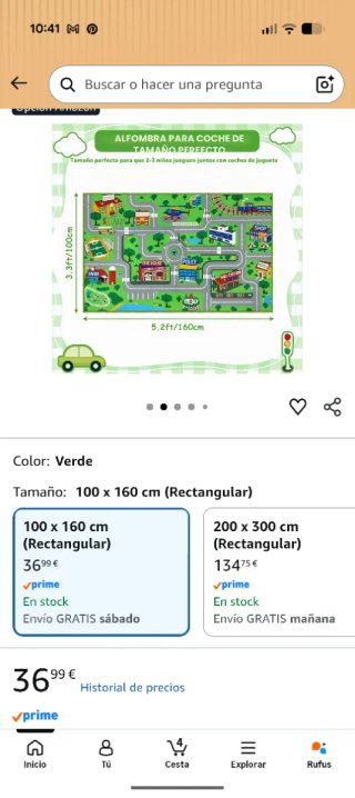 Alfombra infantil circuito coches