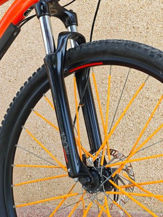 Rockrider Explorer 500 Naranja - Bicicleta montaña