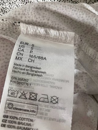 2 Camisetas H&M Talla S Estampado Puntos