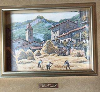 2 cuadros con acuarelas de D. Nadal