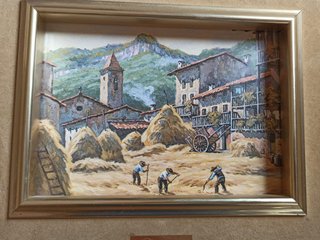 2 cuadros con acuarelas de D. Nadal