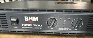 Etapa de Potencia BHM AMP-500 2x200Wrms