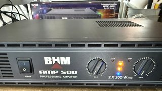 Etapa de Potencia BHM AMP-500 2x200Wrms