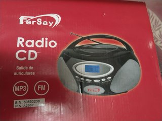 Radio CD Forsay Negra y Plateada