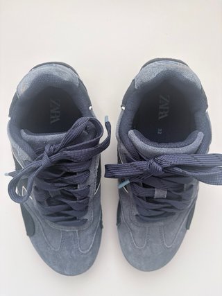 Zapatilla Zara casual azul marino T32