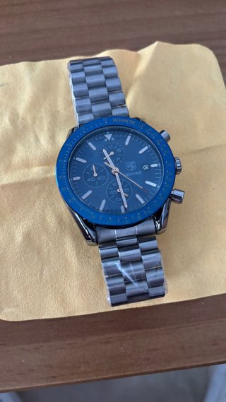 Reloj Benyar Azul y Plateado