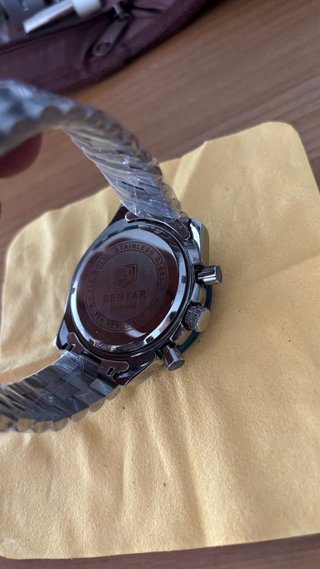 Reloj Benyar Azul y Plateado
