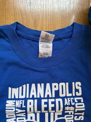 T-shirt Indianapolis Colts NFL Uomo XL Vintage USA
