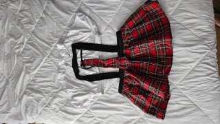 Conjunto colegiala sexy mujer