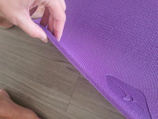 Esterilla Yoga Pilates Fitness Morada