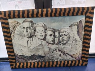 Cuadro Monte Rushmore Cantantes Famosos