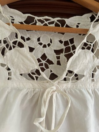 Blusa Algodón Encaje