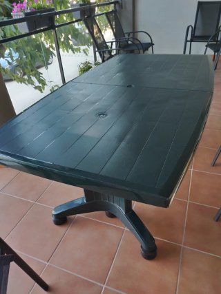 Tavolo da giardino grande in omopropilene
