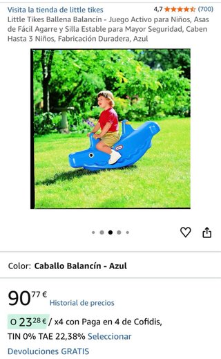 Ballena Azul Little Tikes