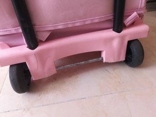 Mochila Safta Benetton Ruedas Rosa