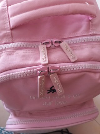 Mochila Safta Benetton Ruedas Rosa