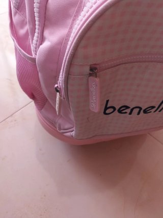 Mochila Safta Benetton Ruedas Rosa