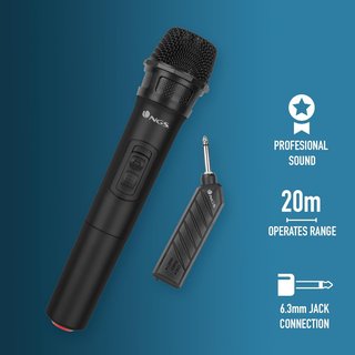 NGS Singer Air - Micrófono Inalámbrico Vocal