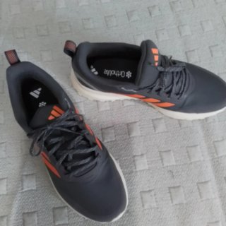 Zapatillas Adidas Gris y Naranja