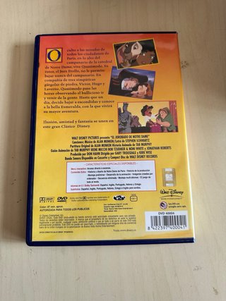 El Jorobado de Notre Dame DVD Disney Español