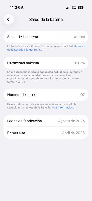 iPhone 17 Pro 256GB Naranja impecable permuto