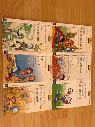 Lote de Libros de Pupi y sus aventuras.