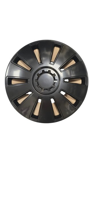 S SUMEX Juego de 4 Tapacubos de 16 Pulgadas Diseño Vermont Black