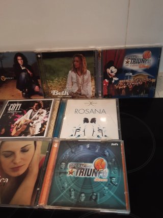 Lote 10 CDs Música Variada Pop Rock Latinoy regalm