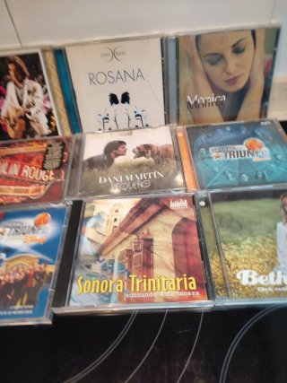 Lote  9 CDs Música Variada Pop Rock Latinoy regalm