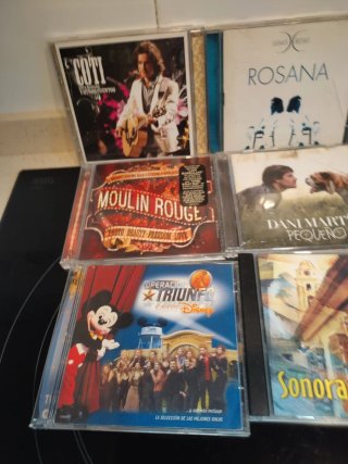 Lote  9 CDs Música Variada Pop Rock Latinoy regalm