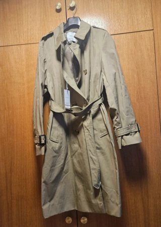 Gabardina Mango Beige Talla L