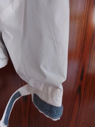Giubbino impermeabile estivo unisex bianco