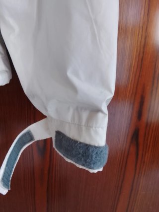 Giubbino impermeabile estivo unisex bianco