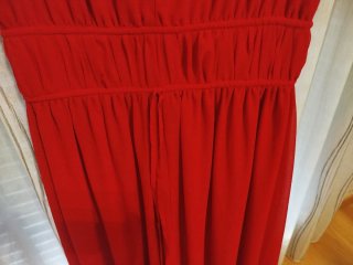 Vestido fiesta largo rojo