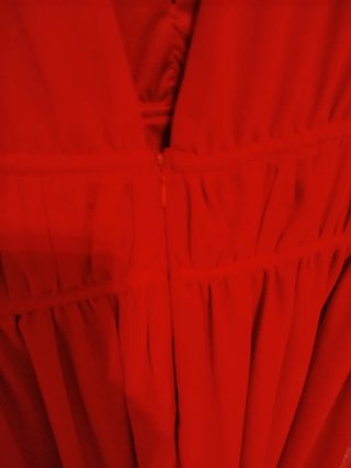 Vestido fiesta largo rojo