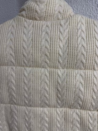 Chaleco Zara acolchado punto crudo Talla S