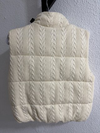 Chaleco Zara acolchado punto crudo Talla S