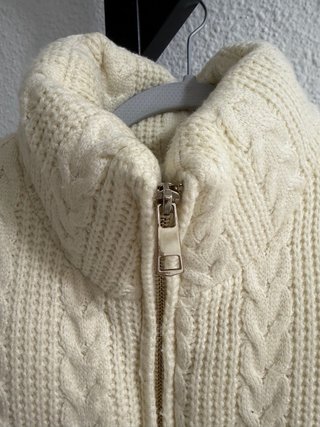 Chaleco Zara acolchado punto crudo Talla S