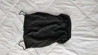 Top fiesta negro mujer talla única