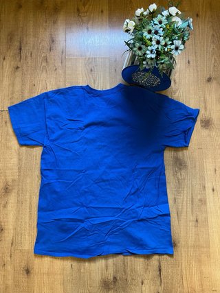 T-shirt Concordia Falcons Dance Blu L Vintage USA
