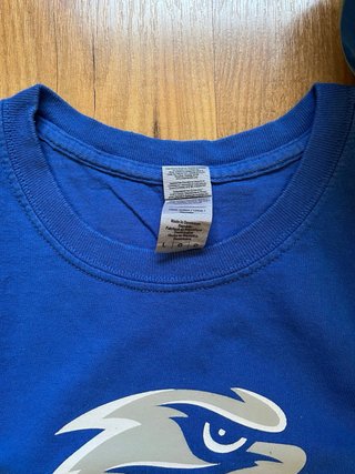 T-shirt Concordia Falcons Dance Blu L Vintage USA
