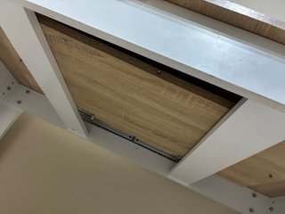 Mesa Comedor Extensible Madera Blanca