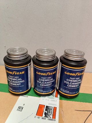 3 x Cemento Vulcanizante GoodYear