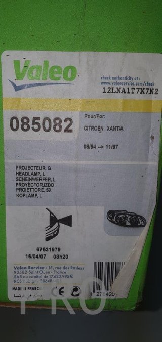 faro citroen xantia izquierdo valeo