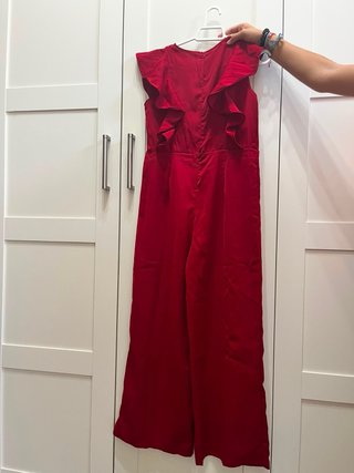 Mono rojo vestir niña