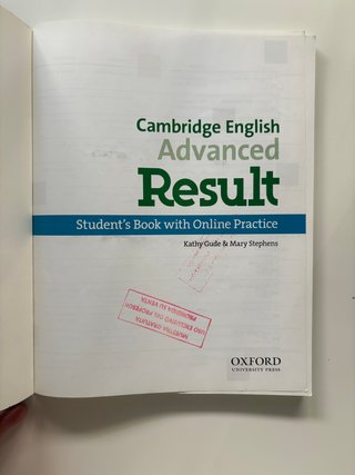 Pack 2 CAE Result: Student's book and Workbook