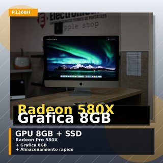iMac 27 2019 i5 3.7 8GB RAM Radeon Pro 580X 8GB SSD/Fusion y grafica 8GB