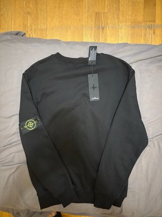Sudadera Stone Island Negra Talla M