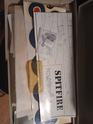 Maqueta Spitfire Mk IX Modelhob Vintage