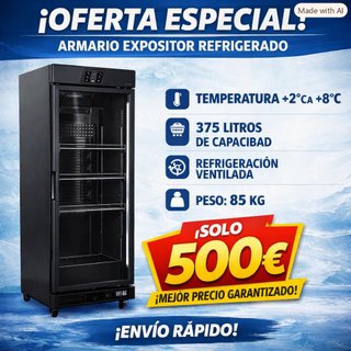 Armario Expositor Refrigerado 375L